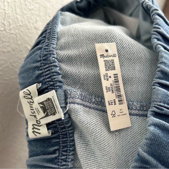 Madewell Sweatpant Jogger Jeans in Nealy Wash NWT Sz Medium - Picture 4 of 5